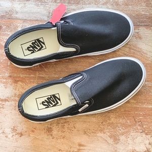 Black Vans Slip-Ons (women)